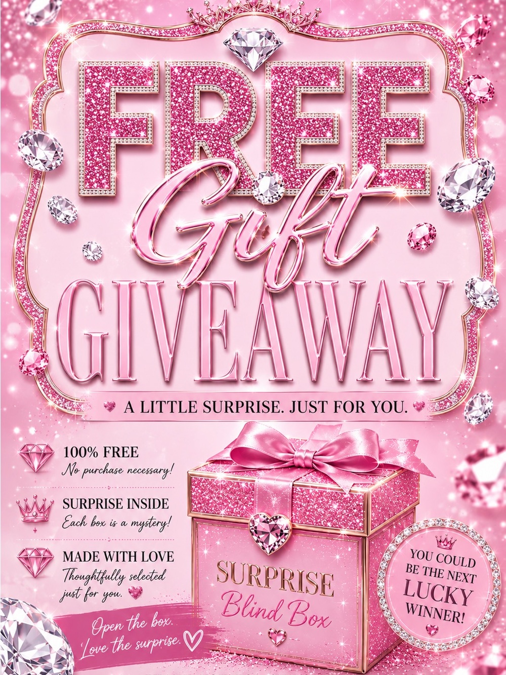 Free Gift Giveaway for live stream only